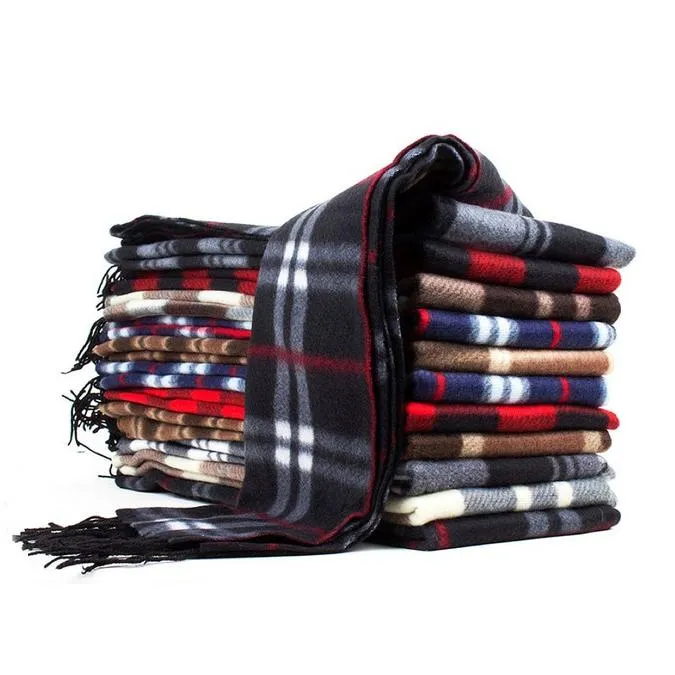 6-Pack: Men's Fleece Scarf