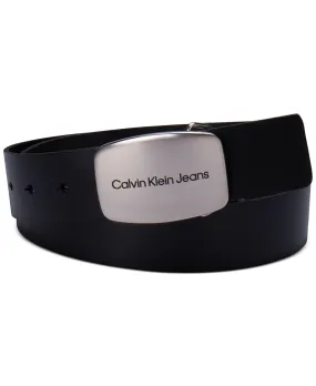 Calvin Klein metal buckle belt, black