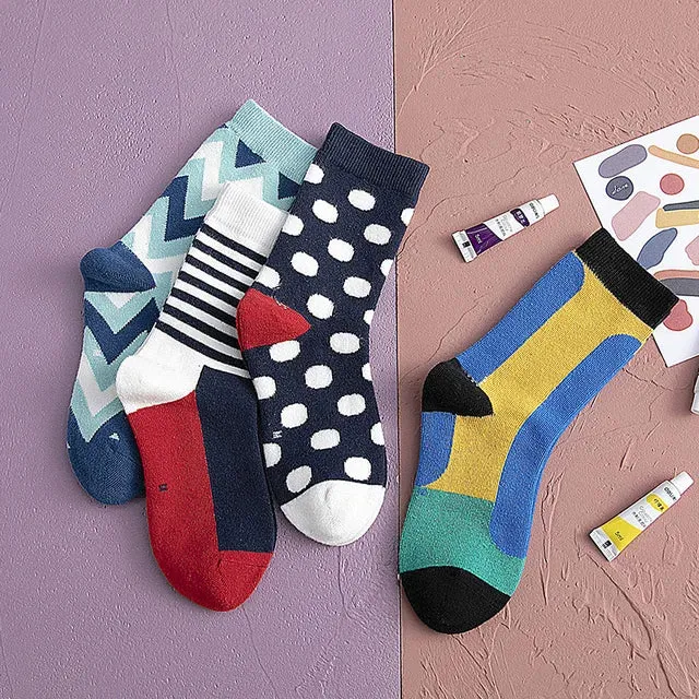 Children Cotton Socks Cartoon Animal Flamingo Dinosaur Embroidery Print Socks Boys Girls Kids Funny Colorful Footwear Fashion